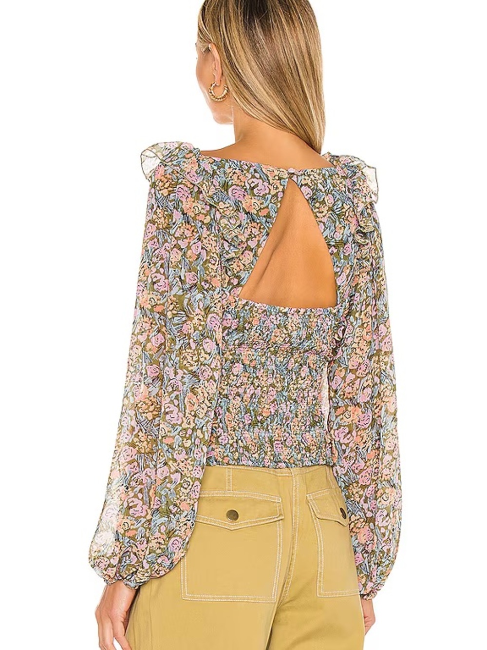 Free People Mabel Printed Blouse - Picture 2 of 8